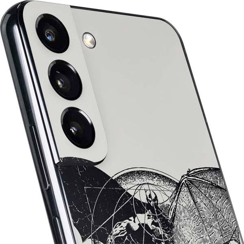 DC Comics Batman Skeleton diagram Art Galaxy S22 Plus Skin